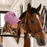 Personalised Cartoon Character Horse Back View Baseball Cap with Name Daily Wear Birthday Gift for Friends Horse Lovers