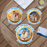 Personalized Photo Cruise Door Magnet with Name Home Decor Birthday Summer Travel Gift for Couple Maritime Enthusiast