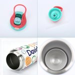 Personalized Cute Rainbow Dinosaur Name 12 oz Insulated Water Bottle with Straw and Spill-Proof Lid Daily Use Back to School Birthday Gift for Kids