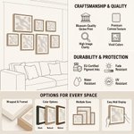 Personalised Paw Print 1-6 Pet Photos Canvas Prints with Name Home Decor Ship from USA Memorial Pet Party Birthday Gift for Pet Owners