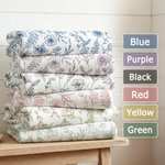Personalized Toile De Jouy Floral Pet Photo Soft Throw Blanket with Name Home Decor Loss of Pet Memorial Gift for Pet Owner