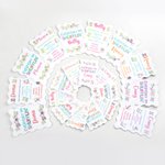 Personalised 3D-Printed Multicolour Mahjong Tile Mixer with Name Set of 2 Mahjong Accessories Mahjong Club Birthday Gift for Mahjong Players