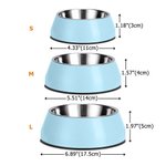 Personalized Dog Cat Nose Food-Grade Stainless Steel Non-Slip Pet Bowl with Name Pet Feeding Supplies Birthday Gift for Pet Owners