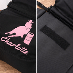 Personalized Equestrian Pattern Saddle Bag with Name Horse Training Use Birthday Anniversary Gift for Horse Owners Horse  Riders