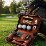 Personalised It's Tee Time Golf Storage Box and Tools Set with Name Birthday Game Day Gift for Golf Lover Players
