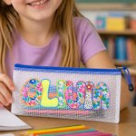 Personalized Artistic Name Waterproof Sandproof Back-to-school Bag Back to School Season Gift for Kids Students