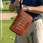 Personalised It's Tee Time Golf Storage Box and Tools Set with Name Birthday Game Day Gift for Golf Lover Players