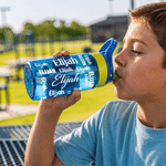 Personalized Cartoon Character 16 oz Kid Water Bottle with Straw Handle and Name Back to School Children's Day Birthday Gift for Children