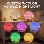 Personalised Angel Cat Floral Butterfly Acrylic Night Light with 1-4 Names and Wooden Base Bedroom Decor Daily Use Birthday Gift for Cat Lovers