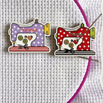 Personalised Sewing Machine Needle Minder with Magnet and Name Knitted Accessory Daily Use Birthday Gift for Knitting Lover Sewing Lover Woman