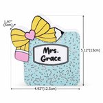 Personalised 3D-Printed Book Bow Pen Holder Desk Organiser with Text Back to School Teacher's Day Gift for Teacher