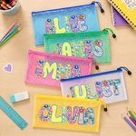 Personalized Artistic Name Waterproof Sandproof Back-to-school Bag Back to School Season Gift for Kids Students