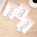 Personalized Fantasy Unicorn Rainbow Name Design Magnetic Bookmark Clip Birthday Back to School Gift for Book Lovers Readers