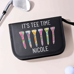 Personalised It's Tee Time Golf Storage Box and Tools Set with Name Birthday Game Day Gift for Golf Lover Players
