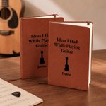 Personalised Ideas I Had While Playing Guitar A5 Journal Notebook with Name Daily Use Birthday Gift for Guitarists Guitar Players