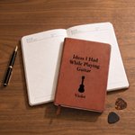 Personalised Ideas I Had While Playing Guitar A5 Journal Notebook with Name Daily Use Birthday Gift for Guitarists Guitar Players