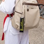 Personalized Embroidered Text Dan Rank Black Belt Keychain Martial Arts Bag Tag Birthday Black Belt Promotion Gift for Karate Taekwondo Lover Coach
