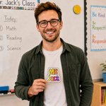 Personalized Multicolour Teacher Name Whiteboard Magnet School Classroom Supplies Back to School Gift for Teacher
