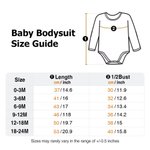 Personalised Colourful Name Comfortable Short-Sleeve Long-Sleeve Baby Bodysuit Baby Shower Holiday Gift for Newborn New Mum