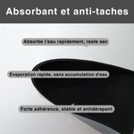 Tapis d'alimentation personnalisé avec photo et nom - Effet graffiti à l'huile - Cadeau d'anniversaire pour propriétaires d'animaux de compagnie