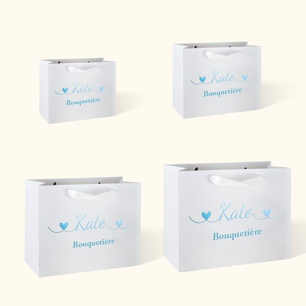 Sacs cadeaux de mariage personnalisés avec nom et rôle - Lot de 3-10 accessoires pour fête de mariage