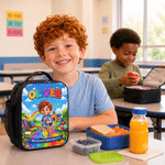 Personalized Pixar 3D Animated Style Photo Cartoon Character Backpack Lunch Bag Pencil Case Set with Name Back to School Birthday Gift for Kids