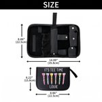 Personalised It's Tee Time Golf Storage Box and Tools Set with Name Birthday Game Day Gift for Golf Lover Players