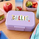 Personalised Star Book Apple School Themed Sticker Sheets with Name Set of 2 Back to School Birthday Gift for Kids Students