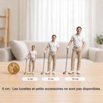 Figurine 3D personnalisée avec photo et texte - Cadeau d'anniversaire pour les amateurs de golf