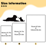 Personalized Multicolour Pet Portrait Soft Pet Blanket with Name Living Room Daily Use Birthday Gift for Pet Owner