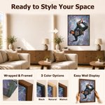 Personalized Modern Oil Painting Style Dancer Portrait Canvas Prints with Name Home Wall Decor Ship from USA Birthday Gift for Dancers Ballet Lovers