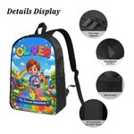 Personalized Pixar 3D Animated Style Photo Cartoon Character Backpack Lunch Bag Pencil Case Set with Name Back to School Birthday Gift for Kids