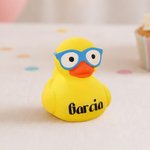 Personalised Funny Cute Resin Yellow Duck with Name Desk Decor Party Birthday Children's Day Gift for Kids Best Friends