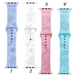 Pulsera personalizada de silicona con diseño de tortuga marina para Apple Samsung