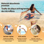 Toalla de playa personalizada de secado rápido con jugadora de voleibol y nombre uso diario regalo de cumpleaños para amigo jugador