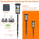 Personalisierte Pferdefoto-Solar-Gartenlampe | mit Namen und Jahr | Gartenlicht | Gedenklicht für den Garten | Beileidsgeschenk für Pferdeliebhaber