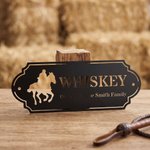 Personalized Silhouette Horse Stall Metal Sign with Name and Text Barn Decor Housewarming Gift for Horse Lovers Owners