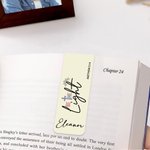 Personalised Bible Verse Magnetic Bookmark Clip with Name Religious Baptism Birthday Back to School Gift for Christians Book Lovers Students