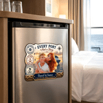 Personalized Cruise 3D Animation Style Photo Door Magnet with Text and Year Home Decor Family Reunion Cruise Travel Birthday Gift for Couple Family