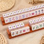 Personalized Cute Pet Photo Mahjong Sticker Party Use Mahjong Game Night Birthday Gift for Mahjong Lovers Pet Owners