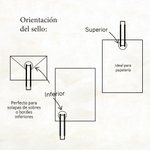 Sello en seco personalizado embosador con logo y texto para libros y sobres regalo de cumpleaños para escritores y amantes de la lectura