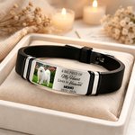 Personlig, justerbart armbånd med bilde av kjæledyret, navn og dato – minnegave og trøst til kjæledyrseiere, kjæledyrelskere og venner