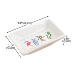 Personalized Chinese-Style Floral Ceramic Mahjong Dice Dish with Name Mahjong Game Night Family Gathering Gift for Mahjong Lovers
