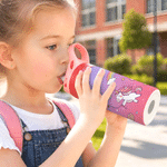Personalised Cartoon Fantasy Unicorn 12 oz Insulated Kid Water Bottle with Name Back to School Daily Use Birthday Gift for Boys Girls