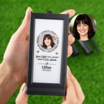 Personalised Forever in My Hearts Waterproof Photo Solar Garden Light with Name and Year Garden Decor Memorial Sympathy Gift for Family Friend
