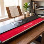 Personalised Embroidered Vintage Piano Keyboard Dust Protector Cover with Text Perfect for 88 Key Digital Pianos Birthday Gift for Pianists Teachers