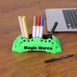 Personalized 3D Printed Brake Caliper-Shaped Pen Holder with Text Desk Office Decor Birthday Gift for Car Enthusiast Engineer