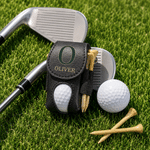 Personlig golfbollsväska i enkel stil med initialer i PU-läder och namn – perfekt present till matchdagar och födelsedagar för golfälskare