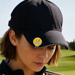 Personalized Golf Ball Design Magnetic Hat Clip Golf Ball Marker with Name Birthday Game Day Anniversary Gift for Golf Lovers