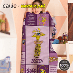 Personalized Cute Long-Tailed Marsupilami Soft Throw Blanket with Name Home Decor Birthday Gift for Kids | Callie × Marsupilami®